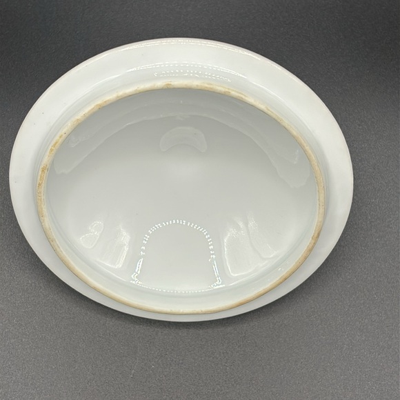 Vintage Aladdin "Garland" Pattern Sugar Bowl w/ Lid - Picture 5 of 5